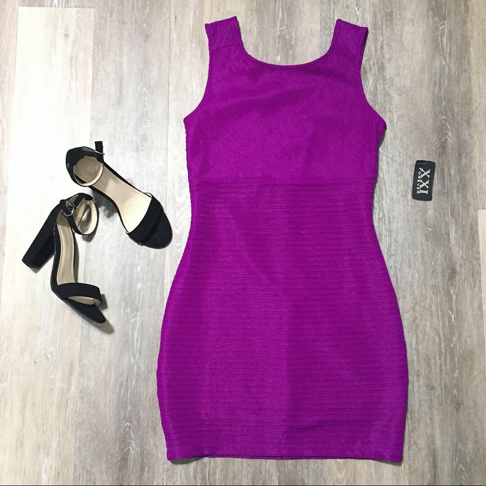 ❗️Forever 21 Purple Bodycon Mini Dress